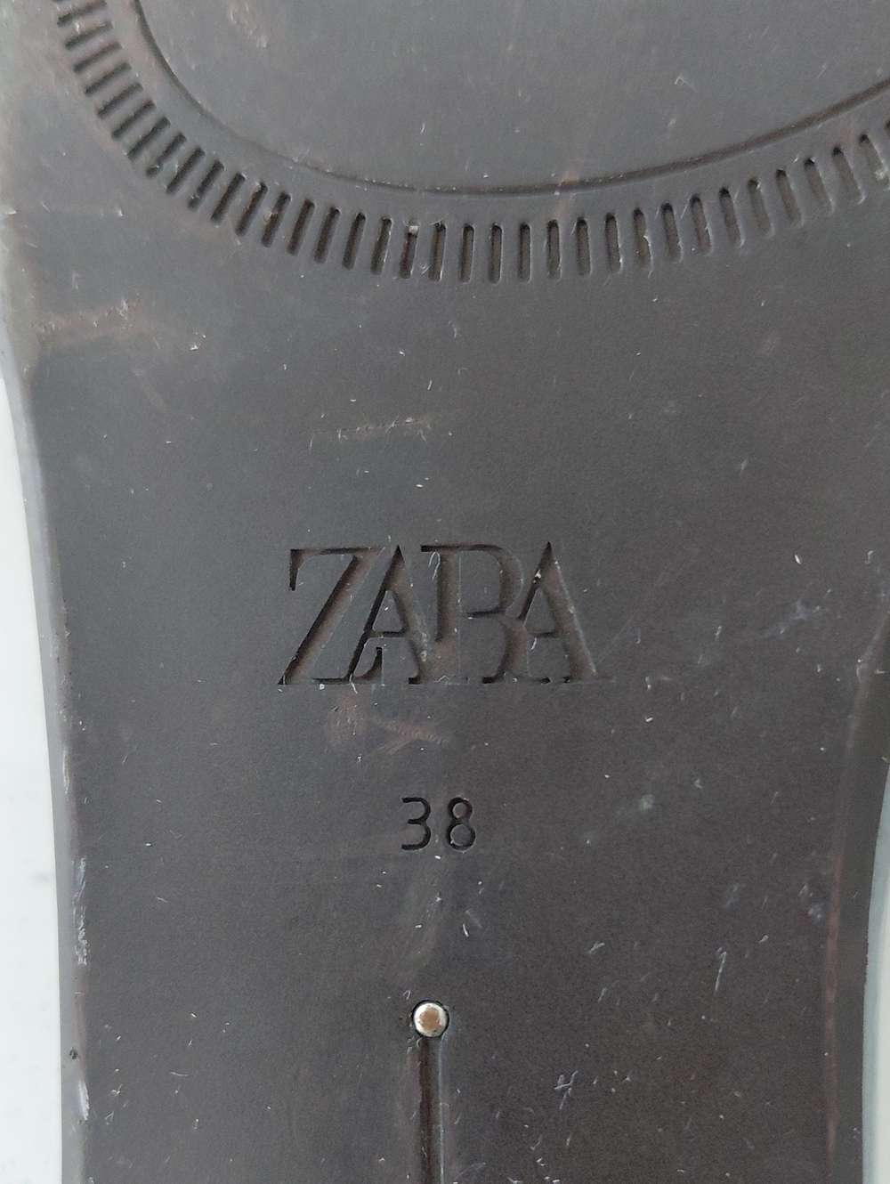 ZARA PATENT LEATHER BLUE SANDALS Sz 38 - Picture 12 of 12